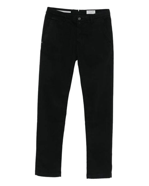 Jacob Cohen Black Slim-Fit Trousers for men