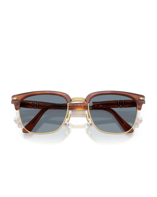 Persol Blue Square-Frame Sunglasses
