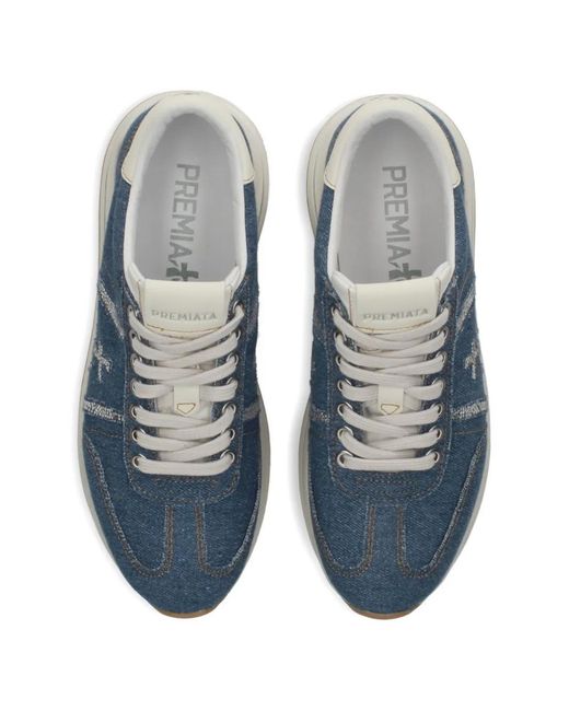 Premiata Blue Bethcoin Sneakers