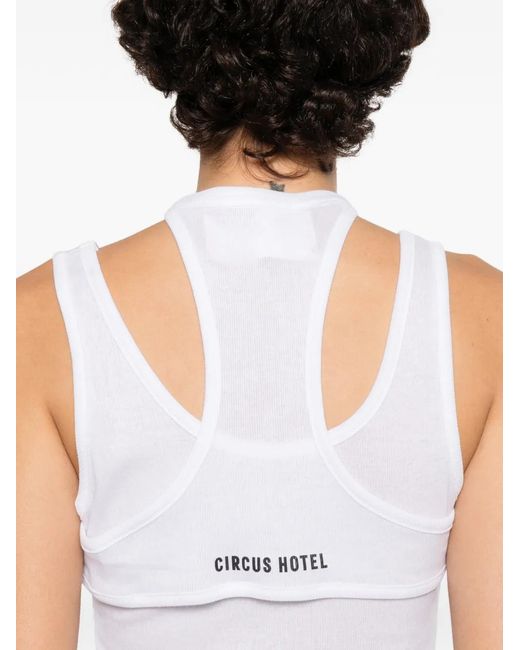 Circus Hotel White Halterneck Top