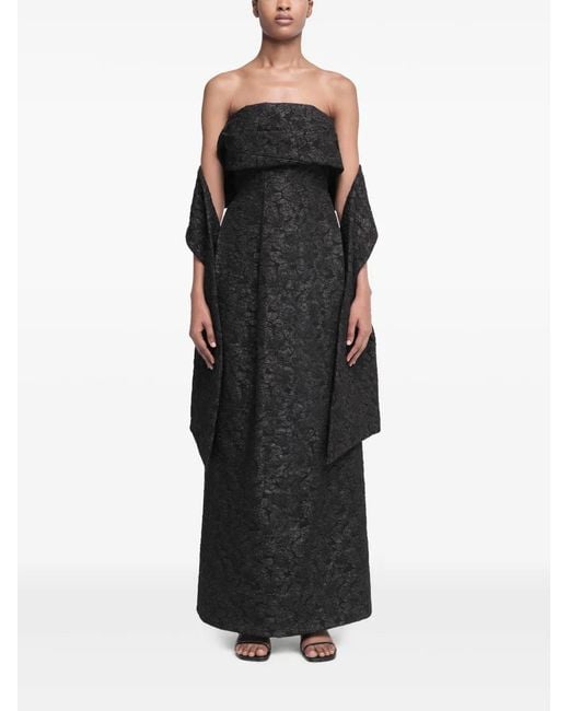 Jonathan Simkhai Black Ariana Gown Dress