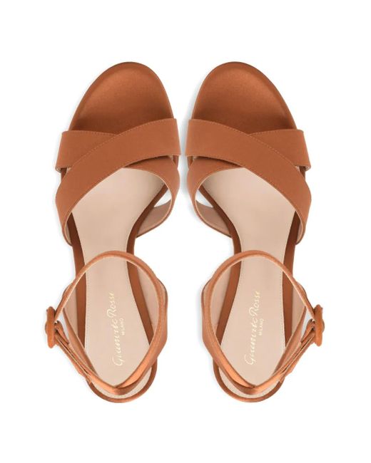 Gianvito Rossi Brown 105Mm Sabrina Sandals