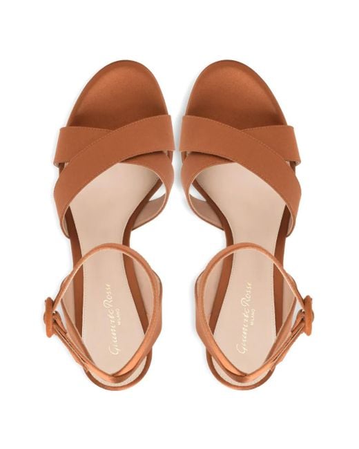 Gianvito Rossi Brown Sabrina Sandals