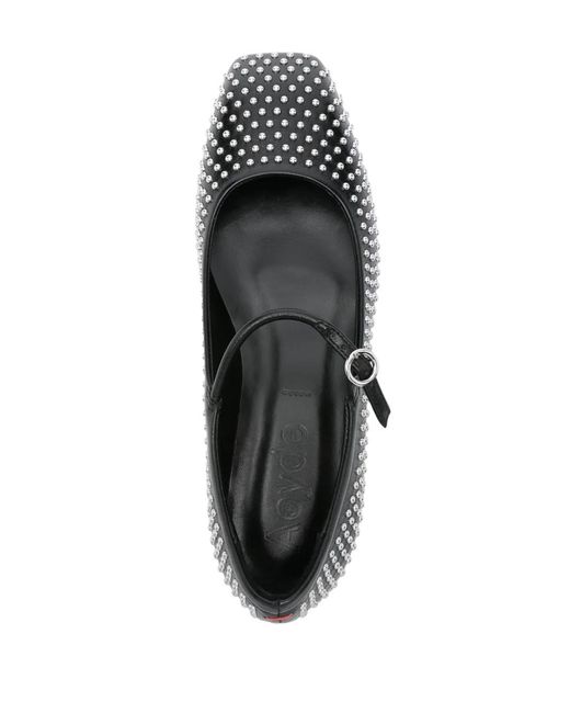 Aeyde Black Uma Ballet Flats