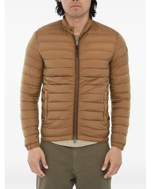 Woolrich Brown Sundance Quilted Jacket for men