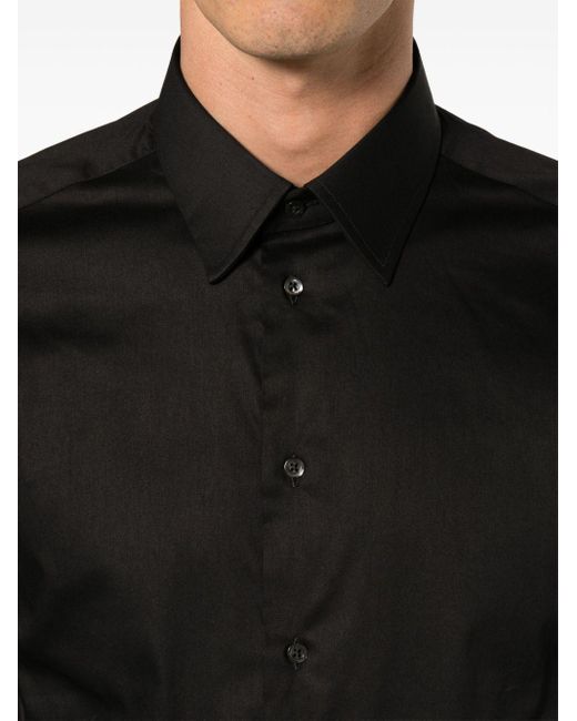 Camicia di Emporio Armani in Black da Uomo