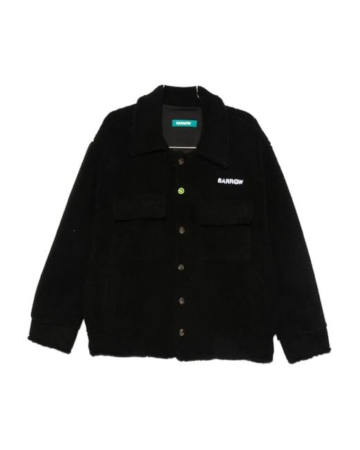 Barrow Hemdjacke Aus Sherpa-Fleece in Black für Herren