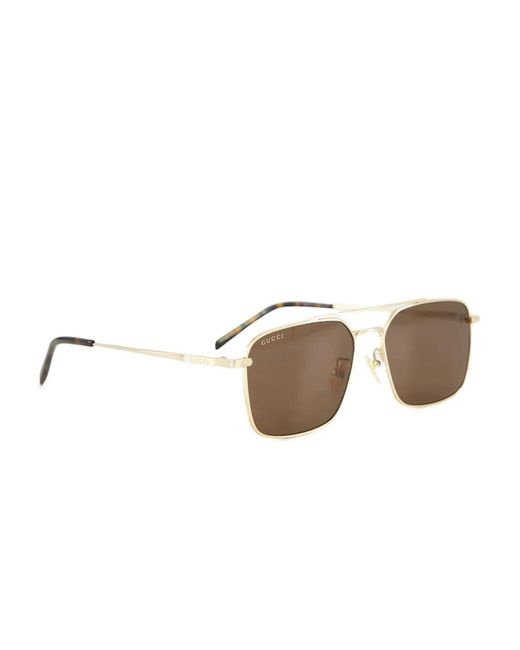 Gucci Brown Square Sunglasses