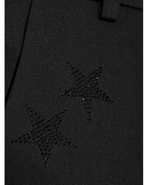 Zadig & Voltaire Black Logo Embellished Mid-Rise Skinny Trousers