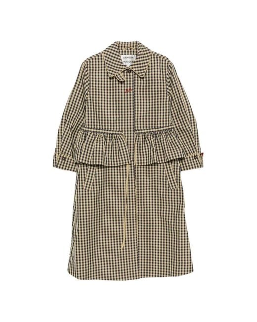 Damson Madder Natural Myrtle Trench Coat