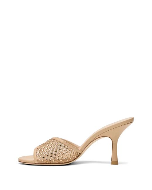 Stuart Weitzman Natural Bareitall Mules
