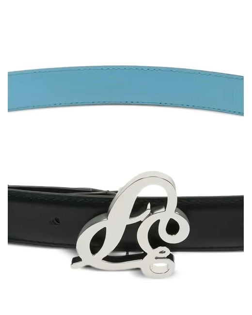 3.PARADIS White Leather Belt