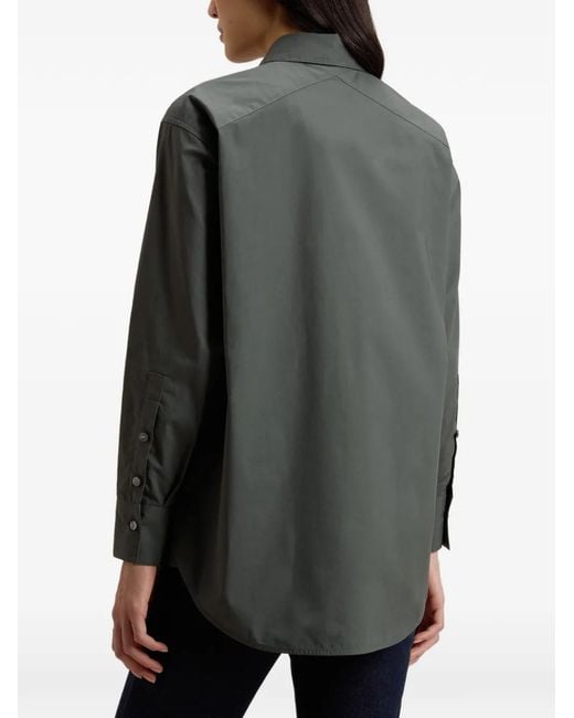 Woolrich Gray Chest-Pocket Button Shirt