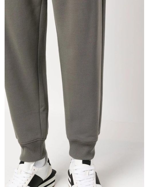Giorgio Armani Gray Drawstring Wool Track Pants for men