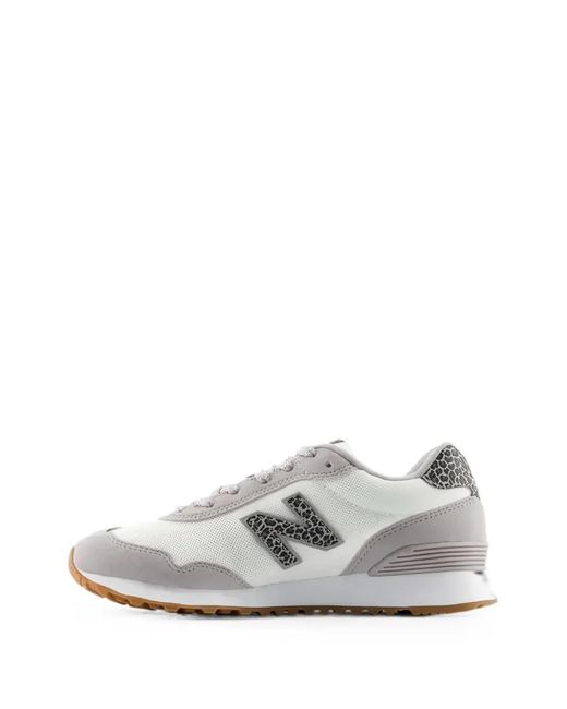 New Balance White Suede-Panelled Low-Top Sneakers