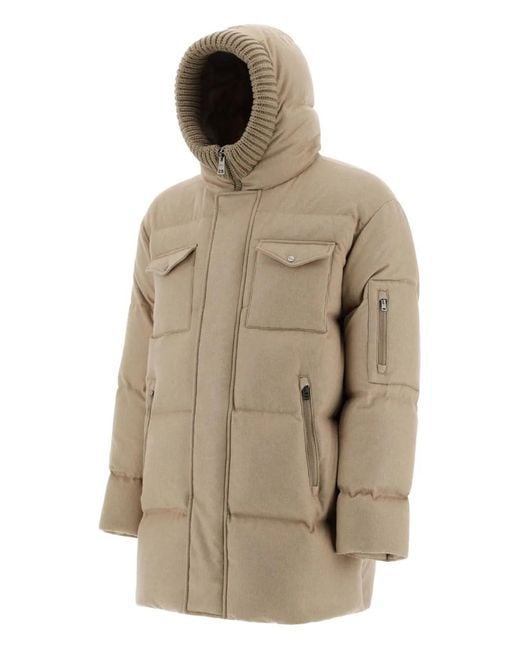 Chaqueta Con Capucha Herno de hombre de color Natural