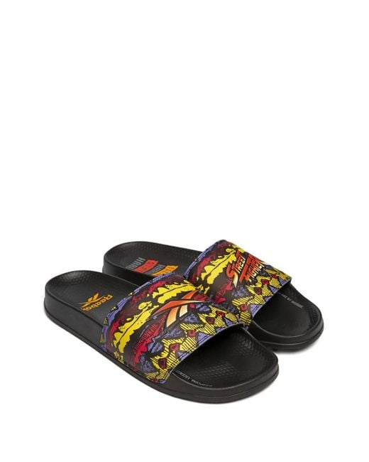 Reebok Black Classic Slides for men