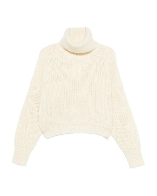 Ma'ry'ya Roll-neck Sweater White
