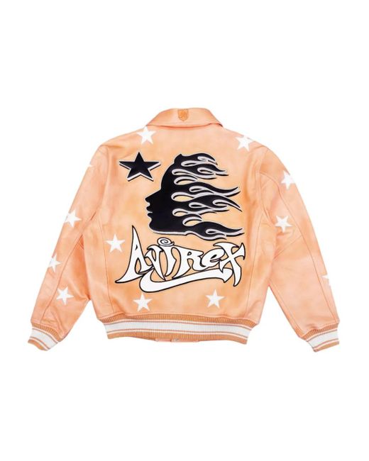 メンズ HELLSTAR Avirex All Star ジャケット Pink