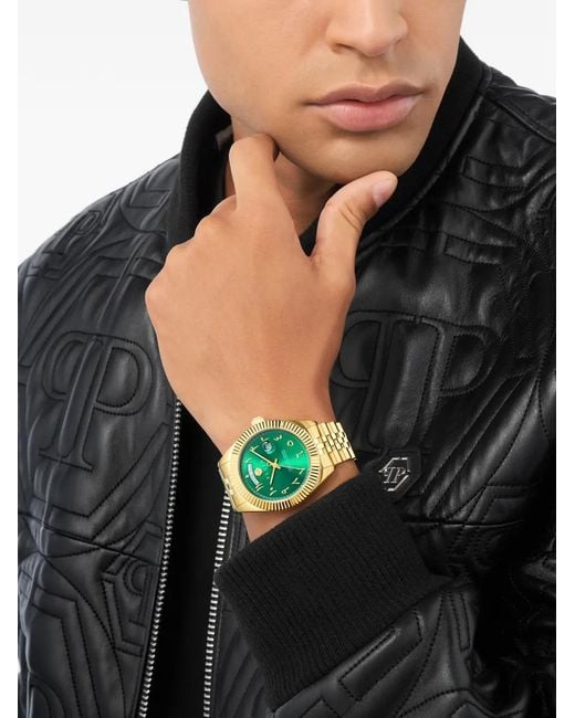 Philipp Plein Metallic Date Superlative 41Mm Watch for men