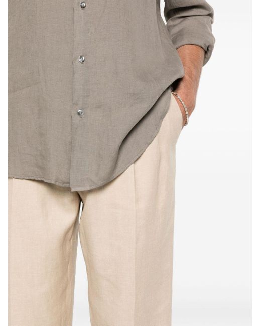 Pantalon de costume fuselé Zegna pour homme en coloris Natural