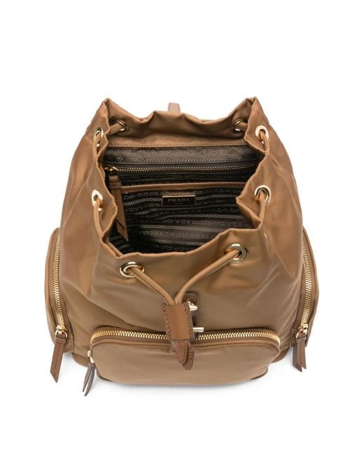Prada Brown Small Re-Nylon Backpack