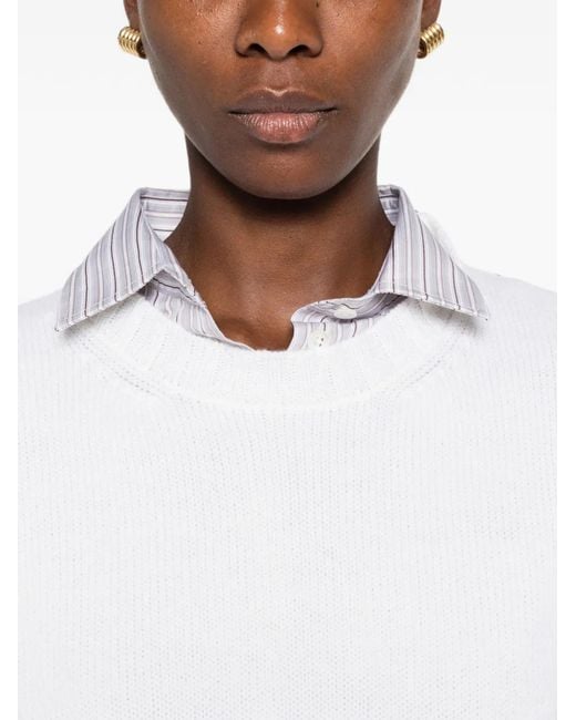Base London White Sweater