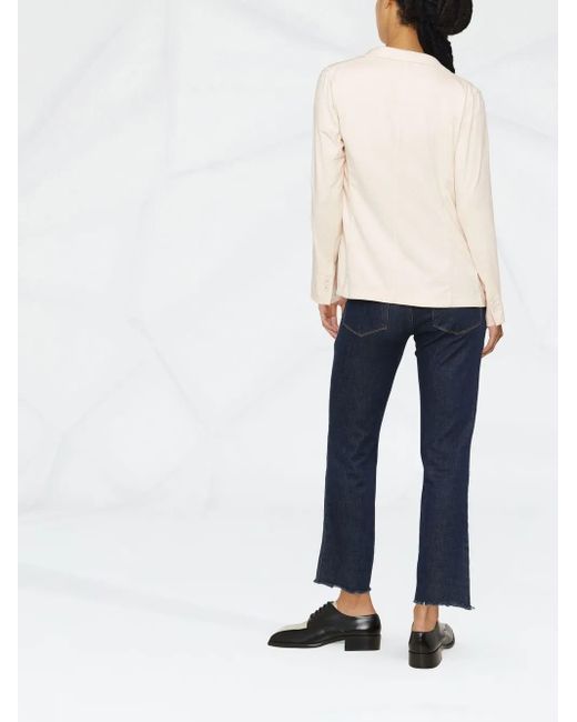 Circolo 1901 Natural Single-Breasted Blazer