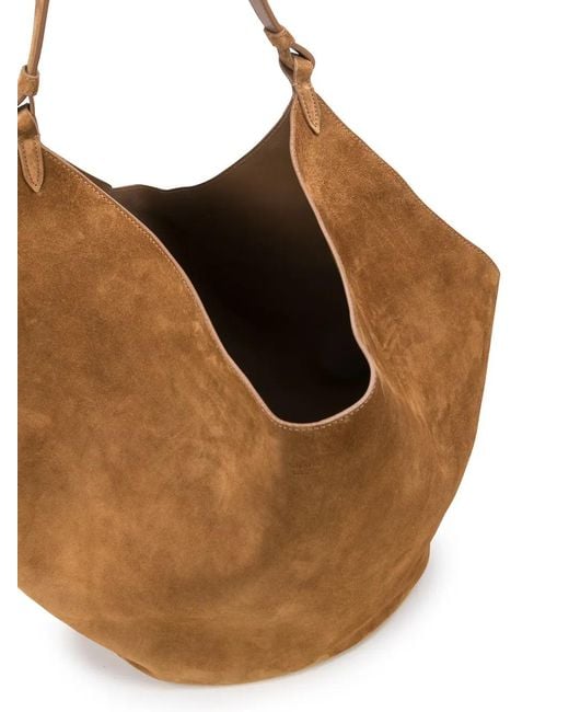 Khaite Brown Medium The Lotus Tote Bag