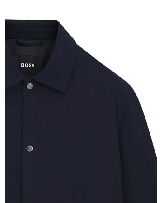 Boss Blue Relaxed-Fit Jacket for men