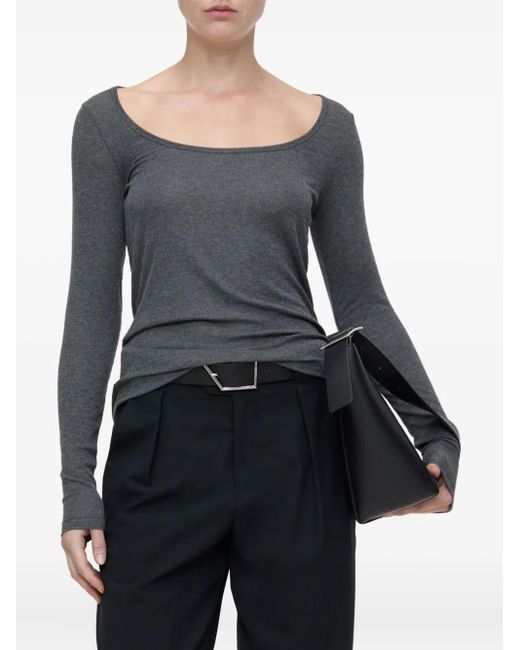 Closed Gray Long Sleeve Top