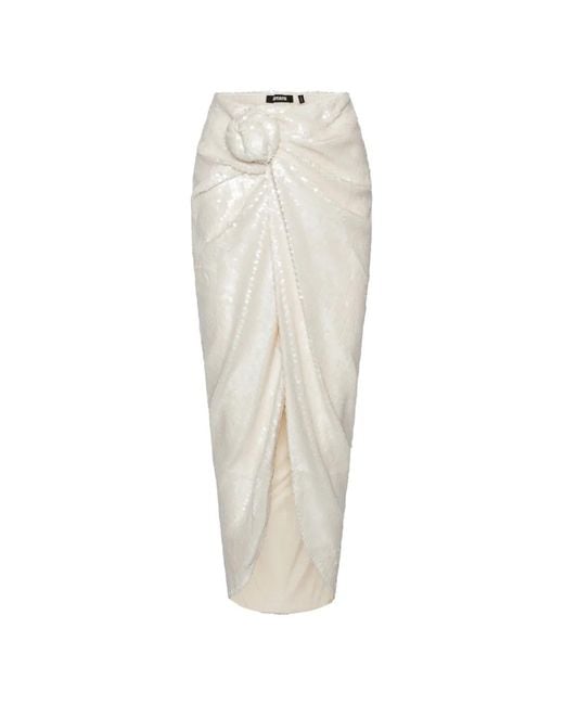 ROTATE BIRGER CHRISTENSEN White Jupe À Sequins