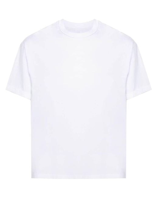 Neil Barrett White Crew-neck Cotton T-shirt for men