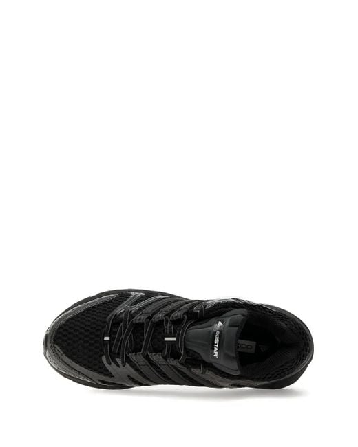 Adidas Black Adistar Control 5 Mesh-Panel Sneakers for men