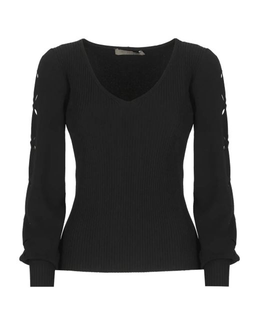 D.exterior Vネック プルオーバー Black