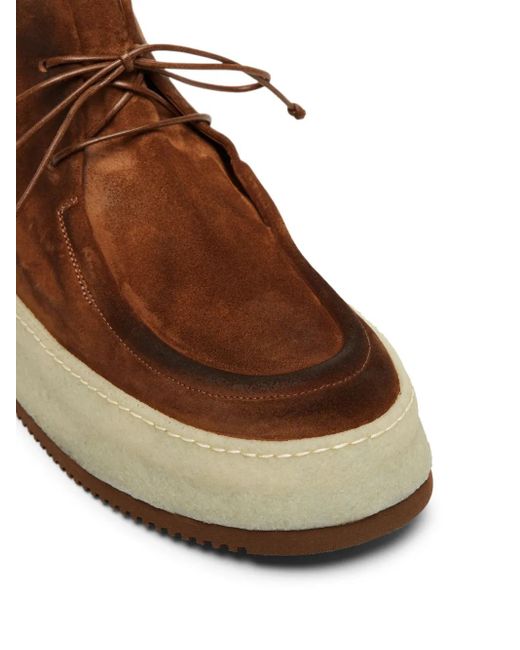 Marsèll Brown Parapana Leather Boots for men