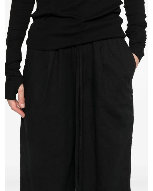 Thom Krom Black Straight Trousers