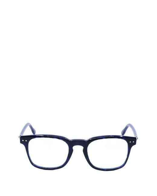 Fred Blue Square-Frame Glasses for men