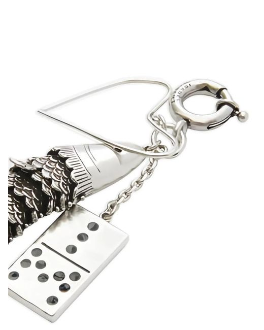Isabel Marant White Fish Domino Keyring