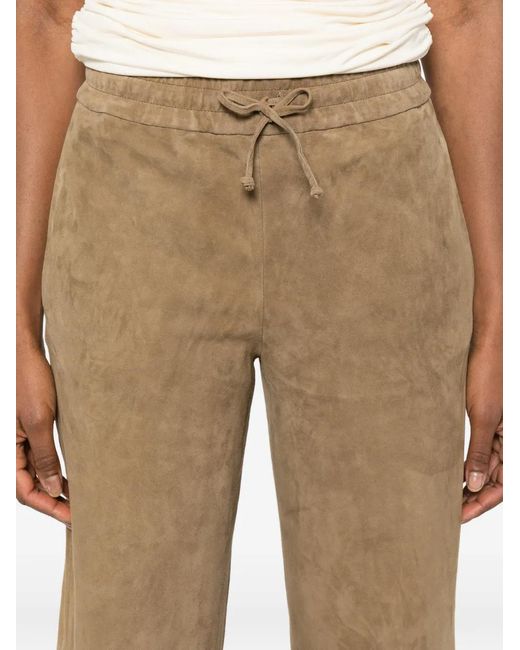Pantalones Con Cordones Arma de color White