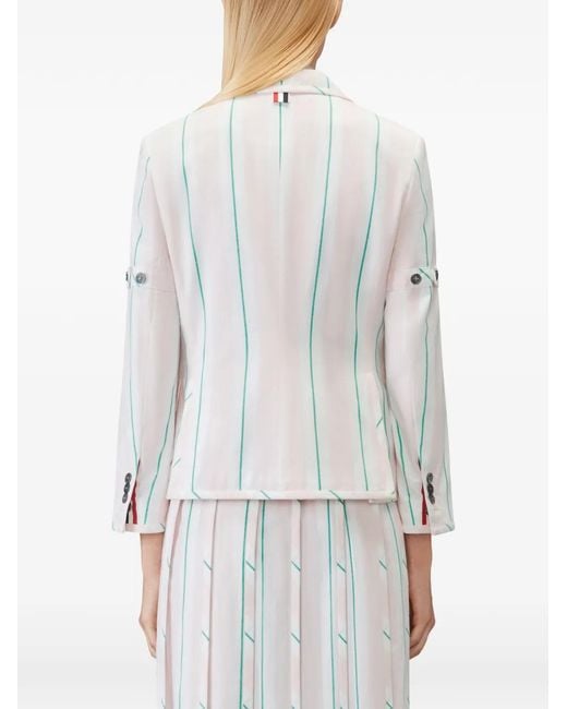 Thom Browne Gestreept Jack in het White