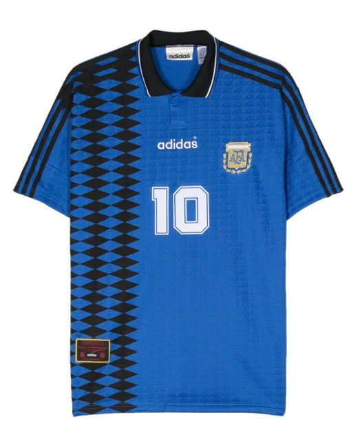 Adidas Blue Argentina 1994 Jersey Soccer T-shirt for men