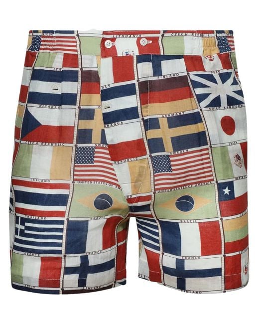 Pantalones Cortos Internacional Bode de hombre de color Blue