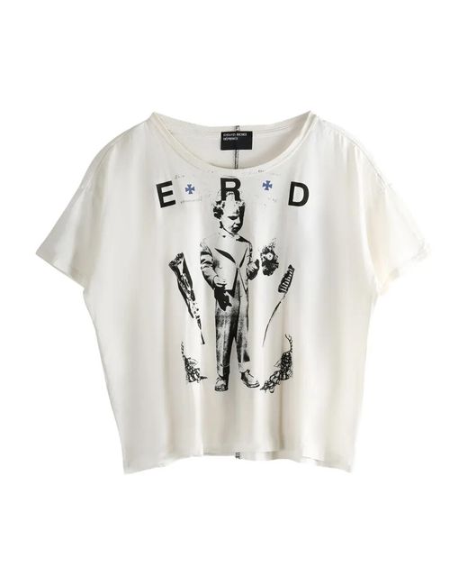 Enfants Riches Deprimes White Katholisches Toothbrush T-Shirt for men