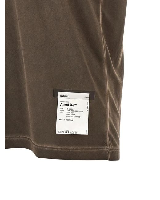 Satisfy Gray Auralite Pigment-Dyed T-Shirt for men