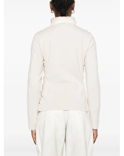 Moncler White Puffer Jacket