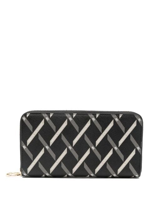 ARMANI EXCHANGE Black Logo-Print Wallet