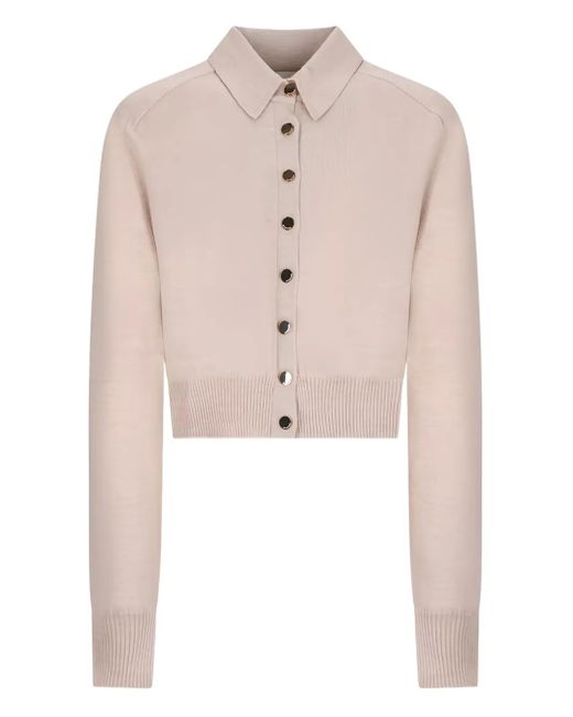 Sportmax Natural Geknöpfter Cardigan