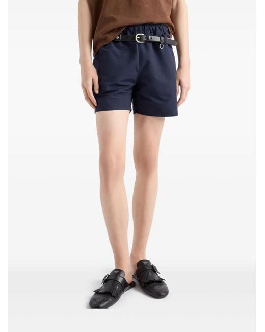 Prada Blue Technical Swim Shorts for men