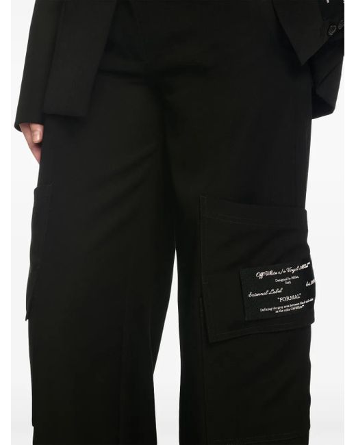 Off-White c/o Virgil Abloh Blue New Toybox Cargo Pants
